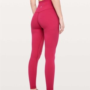 Lululemon Ruby Red Align Pant 28”